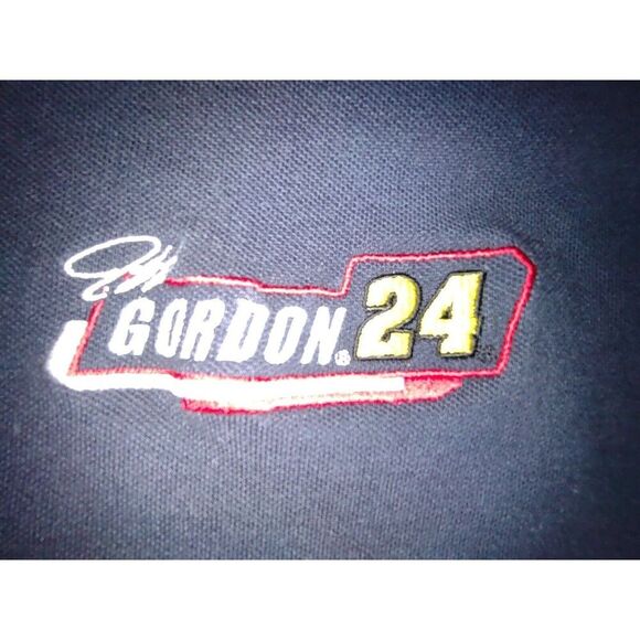 5/$25 Sz XL Men’s Gordon 24 NASCAR Short Sleeve Blue Polo Vintage - Picture 2 of 7
